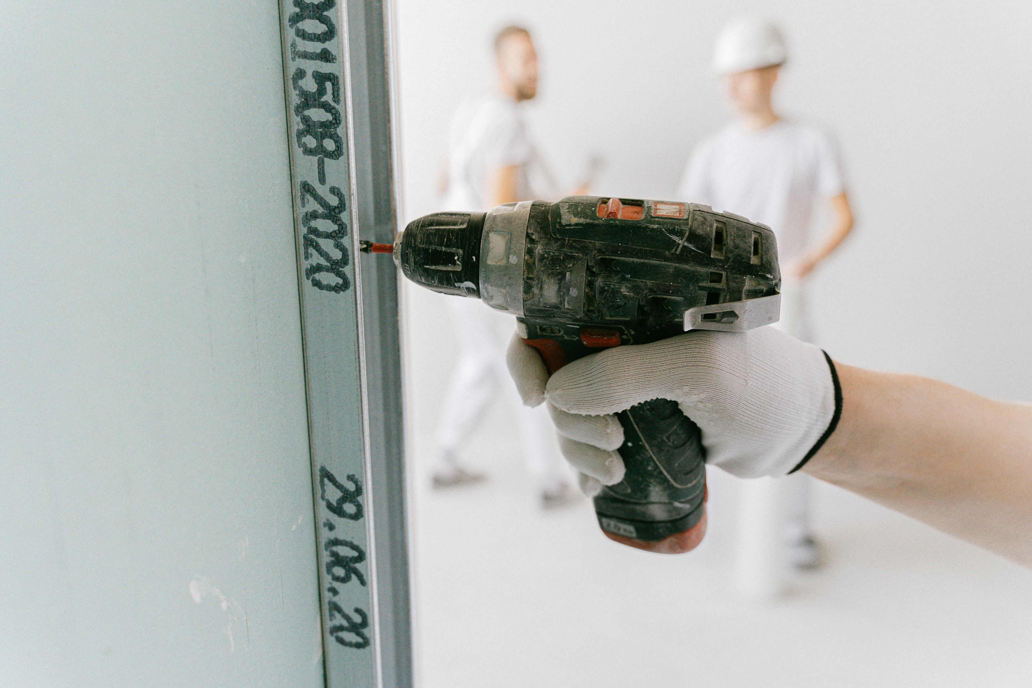 Acoustic ceiling tiles installation